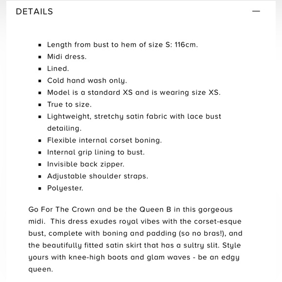 “Go for the Crown” Midi Dress from Hello Molly - Picture 7 of 8